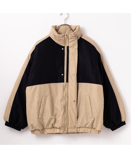NAVY（ネイビー）の「NAVY 中綿切り替えアウター（その他アウター・レディース・ベージュ×ブラック/ホワイト×グレー/ベージュ系・フリー）」の11枚目の写真