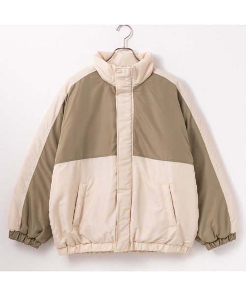 NAVY（ネイビー）の「NAVY 中綿切り替えアウター（その他アウター・レディース・ベージュ×ブラック/ホワイト×グレー/ベージュ系・フリー）」の12枚目の写真