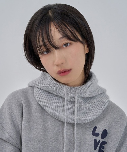 3.3 Field Trip (3.3フィールドトリップ)の「【UNISEX】3.3 Field Trip/ウールソフトバラクラバ 2100859(ニットキャップ/ビーニー・レディース・ベージュ/グレー・FREE)」の2枚目の写真