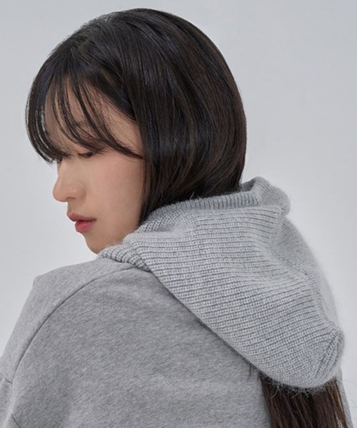 3.3 Field Trip (3.3フィールドトリップ)の「【UNISEX】3.3 Field Trip/ウールソフトバラクラバ 2100859(ニットキャップ/ビーニー・レディース・ベージュ/グレー・FREE)」の5枚目の写真