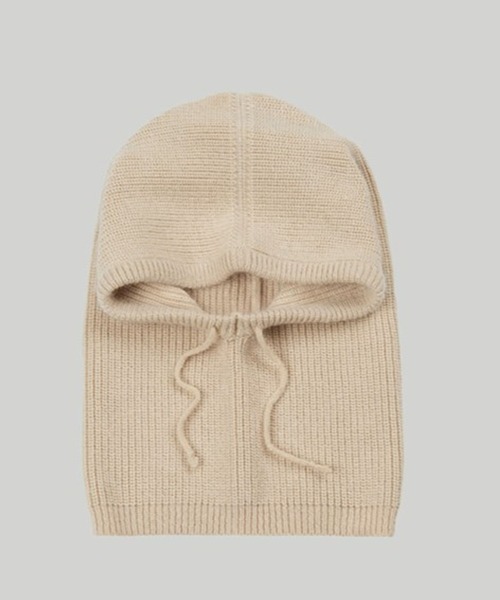 3.3 Field Trip (3.3フィールドトリップ)の「【UNISEX】3.3 Field Trip/ウールソフトバラクラバ 2100859(ニットキャップ/ビーニー・レディース・ベージュ/グレー・FREE)」の7枚目の写真