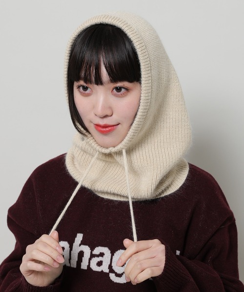 3.3 Field Trip (3.3フィールドトリップ)の「【UNISEX】3.3 Field Trip/ウールソフトバラクラバ 2100859(ニットキャップ/ビーニー・レディース・ベージュ/グレー・FREE)」の16枚目の写真