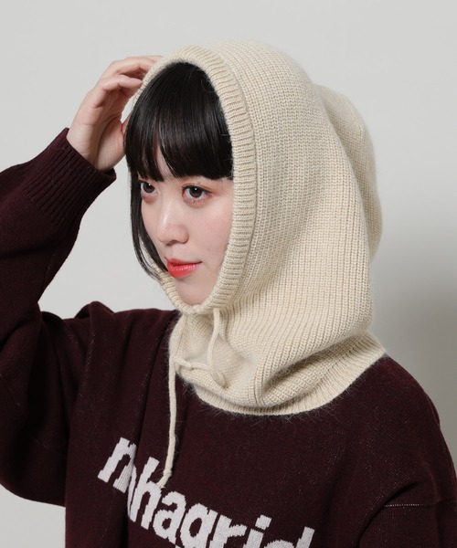 3.3 Field Trip (3.3フィールドトリップ)の「【UNISEX】3.3 Field Trip/ウールソフトバラクラバ 2100859(ニットキャップ/ビーニー・レディース・ベージュ/グレー・FREE)」の17枚目の写真