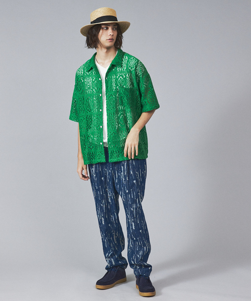 ABAHOUSE（アバハウス）の「【Revo.】ワイドテーパードクラッシュデニム（デニムパンツ・メンズ・ライトブルー/インディゴブルー・M/L）」の18枚目の写真