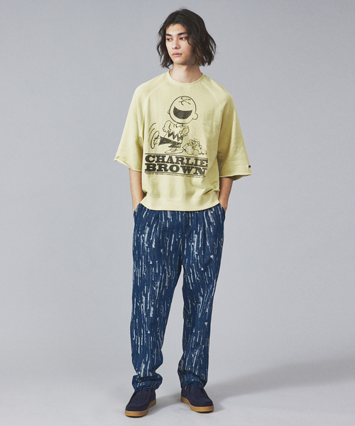 ABAHOUSE（アバハウス）の「【Revo.】ワイドテーパードクラッシュデニム（デニムパンツ・メンズ・ライトブルー/インディゴブルー・M/L）」の14枚目の写真