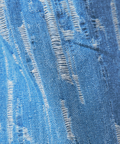 ABAHOUSE（アバハウス）の「【Revo.】ワイドテーパードクラッシュデニム（デニムパンツ・メンズ・ライトブルー/インディゴブルー・M/L）」の15枚目の写真