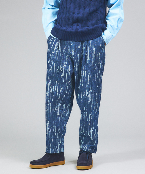 ABAHOUSE（アバハウス）の「【Revo.】ワイドテーパードクラッシュデニム（デニムパンツ・メンズ・ライトブルー/インディゴブルー・M/L）」の19枚目の写真