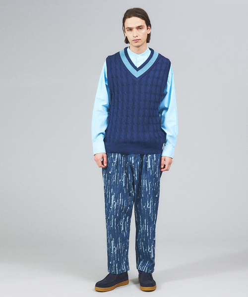 ABAHOUSE（アバハウス）の「【Revo.】ワイドテーパードクラッシュデニム（デニムパンツ・メンズ・ライトブルー/インディゴブルー・M/L）」の11枚目の写真