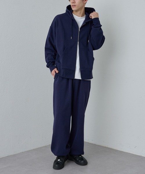 COLONY 2139（コロニートゥーワンスリーナイン）の「裏毛フルジップパーカー（パーカー・メンズ・グレー/オフホワイト/ネイビー・LARGE/MEDIUM/SMALL）」の16枚目の写真