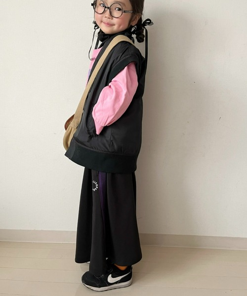 CIAOPANIC TYPY(チャオパニックティピー)の「【WEB限定】【KIDS】ストレッチジャージライントラックスカート(スカート・キッズ・ブラック/ネイビー・XX-LARGE/X-LARGE/LARGE/MEDIUM/SMALL)」の18枚目の写真