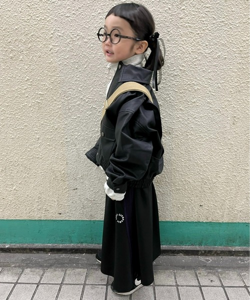 CIAOPANIC TYPY(チャオパニックティピー)の「【WEB限定】【KIDS】ストレッチジャージライントラックスカート(スカート・キッズ・ブラック/ネイビー・XX-LARGE/X-LARGE/LARGE/MEDIUM/SMALL)」の20枚目の写真