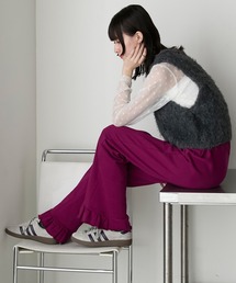 【forksy.】スウェットフリルパンツ