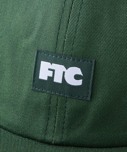 FTC（エフティーシー）の「SMALL LOGO 6 PANEL（キャップ・メンズ・オフホワイト/ブラック/グリーン・FREE）」の5枚目の写真