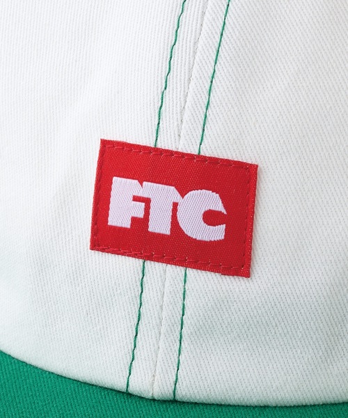 FTC（エフティーシー）の「SMALL LOGO 6 PANEL（キャップ・メンズ・オフホワイト/ブラック/グリーン・FREE）」の6枚目の写真