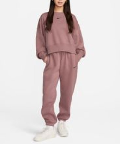 NIKE（ナイキ）の「【NIKE】ナイキ スポーツウェア フェニックス フリース ウィメンズ OOS  クルーネック スウェットシャツ（スウェット・レディース・ホワイト/ダークブラウン/オリーブ/ブルー・S/M/L）」の13枚目の写真