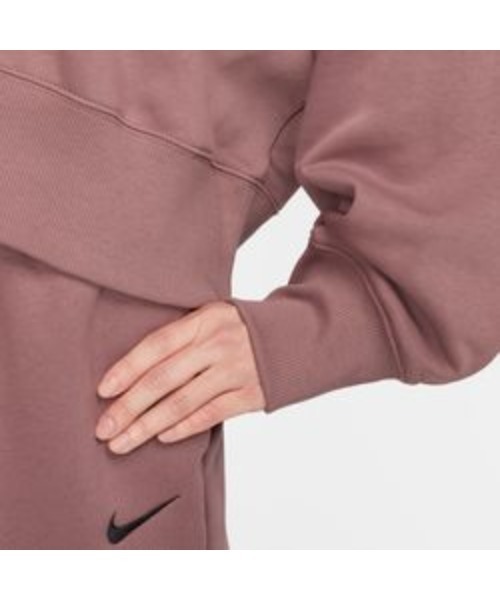 NIKE（ナイキ）の「【NIKE】ナイキ スポーツウェア フェニックス フリース ウィメンズ OOS  クルーネック スウェットシャツ（スウェット・レディース・ホワイト/ダークブラウン/オリーブ/ブルー・S/M/L）」の17枚目の写真