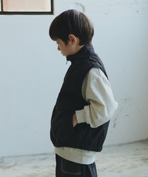 【PAIRMANON STREET】セットアップ着用可 スタンドネック ナイロン ベスト