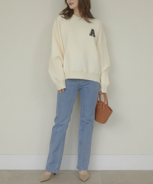 A logo sweat ニット（ニット/セーター）｜ACYM（アシーム）の