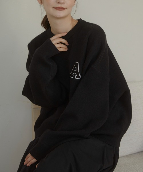 A logo sweat ニット（ニット/セーター）｜ACYM（アシーム）の