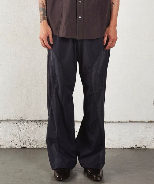nvrfrgt Paneled Track Pantsネヴァーフォーゲット
