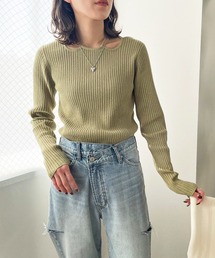 LOWRYS FARM | レイヤードライクニットプルオーバーＬＳ　 104822(ニット/セーター)