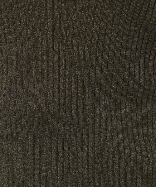 LOWRYS FARM(ローリーズファーム)の「レイヤードライクニットプルオーバーLS 104822(ニット/セーター・レディース・チャコールグレー/アイボリー/カーキ・FREE)」の6枚目の写真
