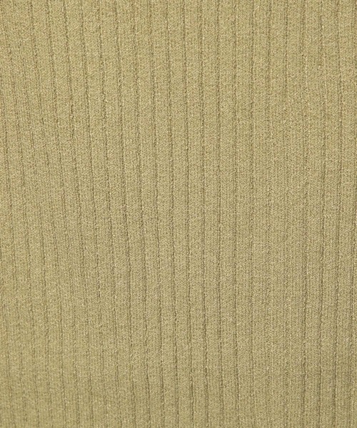 LOWRYS FARM(ローリーズファーム)の「レイヤードライクニットプルオーバーLS 104822(ニット/セーター・レディース・チャコールグレー/アイボリー/カーキ・FREE)」の4枚目の写真