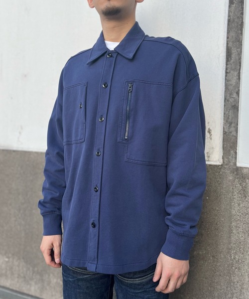 【セール】POWEL SHIRT OVERSIZED/オーバーサイズスウェットシャツ(シャツ/ブラウス)|G-STAR RAW(ジースターロゥ)