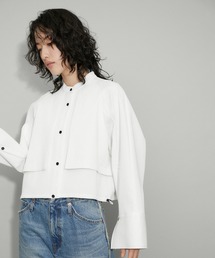 ADAM ET ROPE'（アダムエロペ）の「【WEB限定】ショートシャツブルゾン