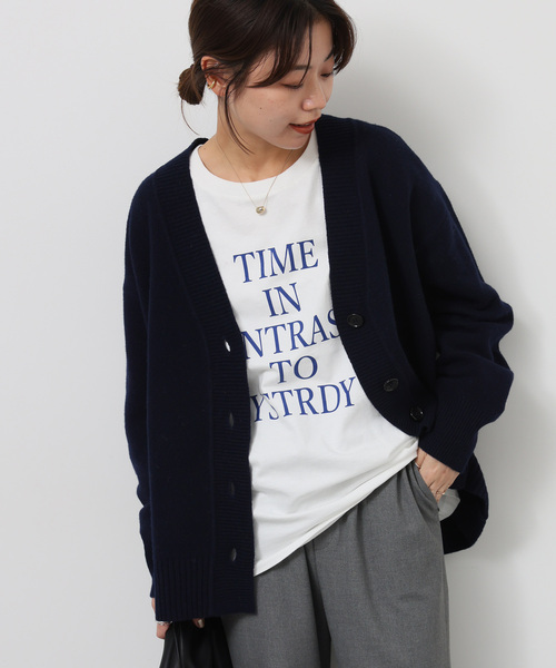 JOURNAL STANDARD relume(ジャーナルスタンダード レリューム)の「《追加2》TIME INロゴロングT(Tシャツ/カットソー・レディース・ホワイト/ホワイト系その他・FREE)」の11枚目の写真