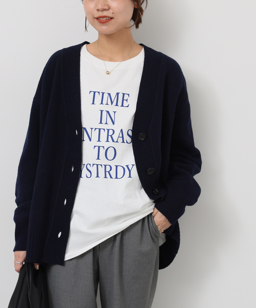 JOURNAL STANDARD relume(ジャーナルスタンダード レリューム)の「《追加2》TIME INロゴロングT(Tシャツ/カットソー・レディース・ホワイト/ホワイト系その他・FREE)」の12枚目の写真