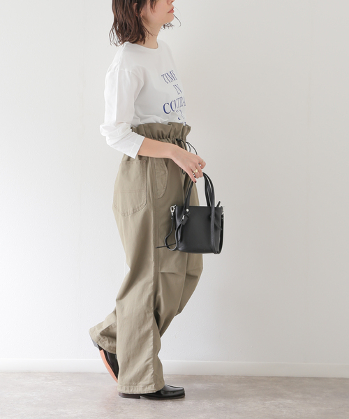 JOURNAL STANDARD relume(ジャーナルスタンダード レリューム)の「《追加2》TIME INロゴロングT(Tシャツ/カットソー・レディース・ホワイト/ホワイト系その他・FREE)」の16枚目の写真