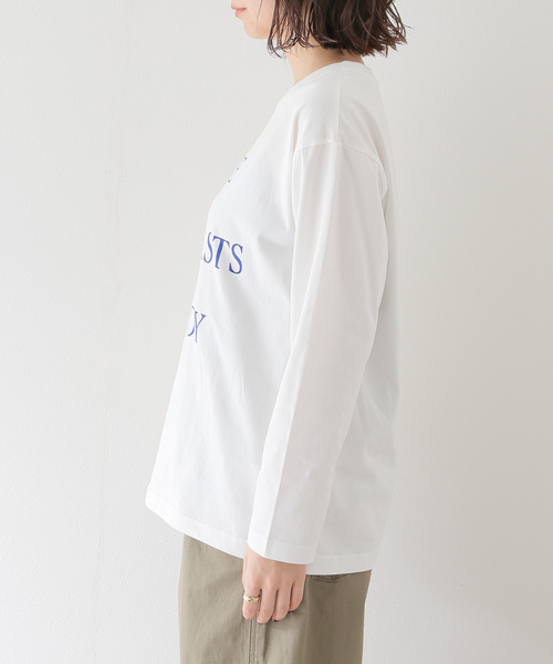 JOURNAL STANDARD relume(ジャーナルスタンダード レリューム)の「《追加2》TIME INロゴロングT(Tシャツ/カットソー・レディース・ホワイト/ホワイト系その他・FREE)」の19枚目の写真