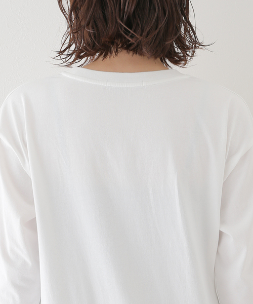 JOURNAL STANDARD relume(ジャーナルスタンダード レリューム)の「《追加2》TIME INロゴロングT(Tシャツ/カットソー・レディース・ホワイト/ホワイト系その他・FREE)」の22枚目の写真