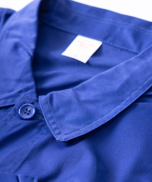 NYLAUS（ナイラス）の「T/Cツイル カバーオール ジャケット（カバーオール・メンズ・ブルー系・XS/S/M/L/XL）」の3枚目の写真