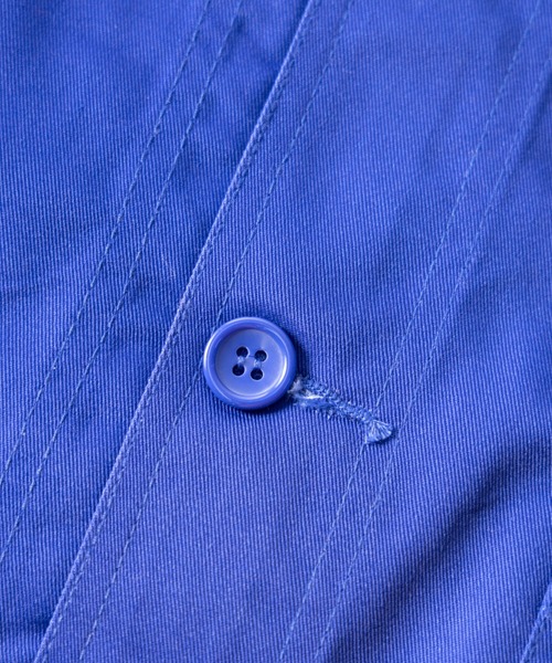 NYLAUS（ナイラス）の「T/Cツイル カバーオール ジャケット（カバーオール・メンズ・ブルー系・XS/S/M/L/XL）」の6枚目の写真