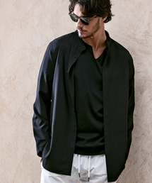 1PIU1UGUALE3  RELAX  | 1PIU1UGUALE3 RELAX(ウノピゥウノウグァーレトレ リラックス)スタンドカラーシャツ(シャツ/ブラウス)