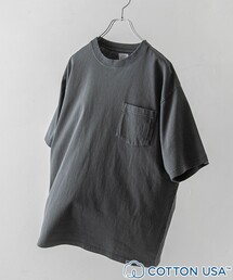 USAコットンピグメントTシャツ