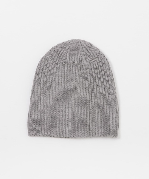 ITEMS URBANRESEARCH（アイテムズ アーバンリサーチ）の「リブニットビーニー（ニットキャップ/ビーニー・レディース・ブラック/グレー/ライトベージュ・-）」の7枚目の写真