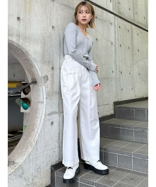 MURUA（ムルーア）の「ホックテープボディスーツ（Tシャツ/カットソー