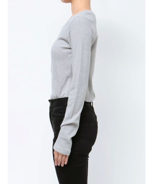 MURUA（ムルーア）の「ホックテープボディスーツ（Tシャツ/カットソー・レディース・ホワイト/レッド/グレー・FREE）」の22枚目の写真