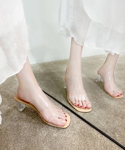 Miniministore（ミニミニストア）の「クリアサンダル レディース（サンダル・レディース・ベージュ/アイボリー・22.0cm/22.5cm/23.0cm/23.5cm/24.0cm/24.5cm）」の15枚目の写真