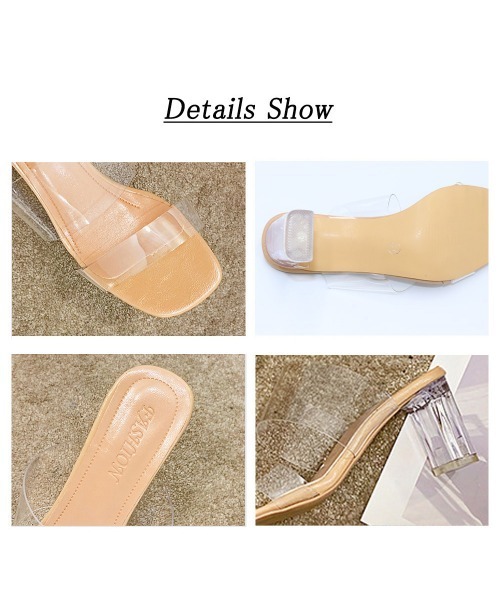 Miniministore（ミニミニストア）の「クリアサンダル レディース（サンダル・レディース・ベージュ/アイボリー・22.0cm/22.5cm/23.0cm/23.5cm/24.0cm/24.5cm）」の7枚目の写真