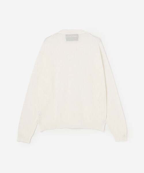 ROBERTO COLLINA(ロベルトコリーナ)の「roberto collina | コットン クルーネック長袖ニット MEN(ニット/セーター・メンズ・ブラック/ホワイト・50/48)」の8枚目の写真