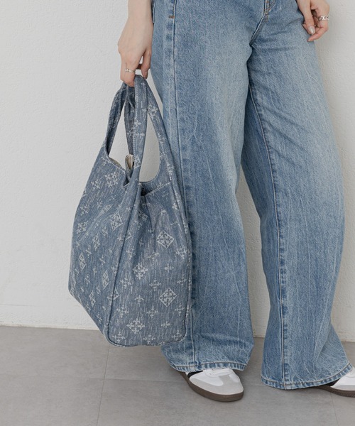 russet（ラシット）の「【Denim Jacquard】トートバッグM (CE