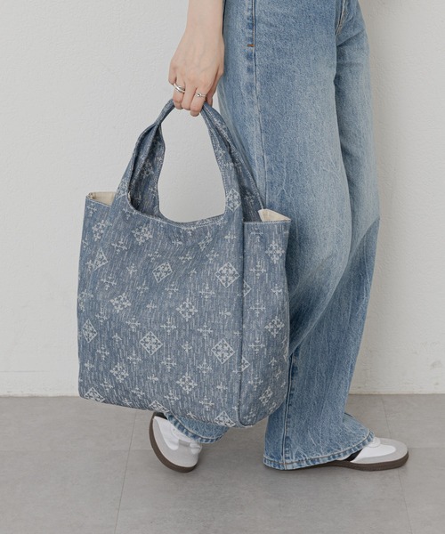 ♢オン パーパス デニム ラージ トート バッグ COACH OUTLET｜【公式】スミス ラージ トート バッグ