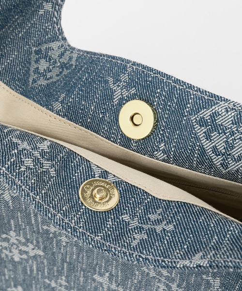 russet（ラシット）の「【Denim Jacquard】トートバッグM (CE-1286