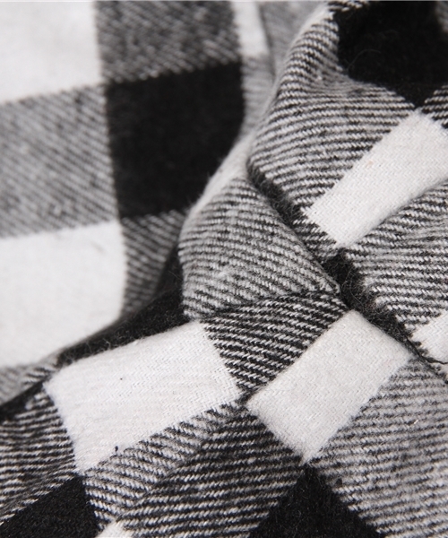 Chille anap（チルアナップ）の「ANAP/アナップ CHILLE 起毛チェックワンピース（ワンピース・レディース・ホワイト/レッド/グレー・FREE）」の8枚目の写真