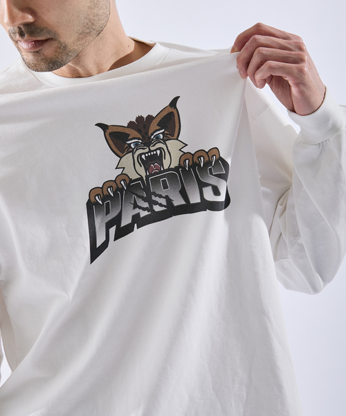 【Paris Saint-Germain】ジェルマン バックプリント ロングスリーブTシャツ（Tシャツ/カットソー）｜PARIS SAINT-GERMAIN（パリ・サン＝ジェルマン）