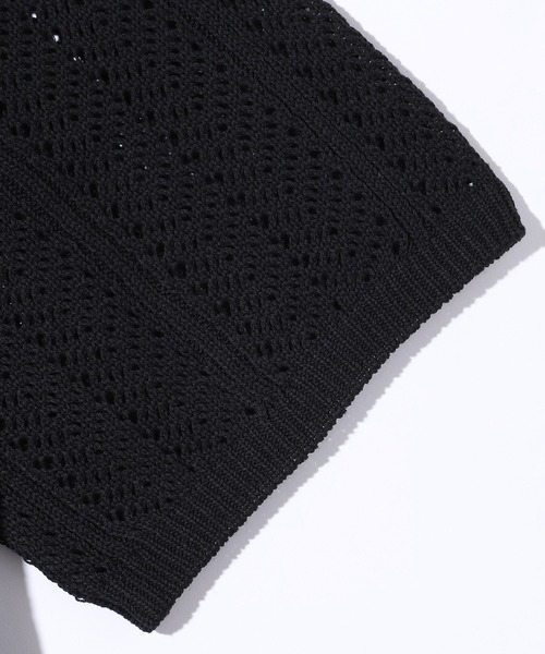 X-girl（エックスガール）の「BUTTERFLY CROCHET SHIRT（シャツ/ブラウス・レディース・ブラック/オリーブ/ホワイト・ONE SIZE）」の12枚目の写真